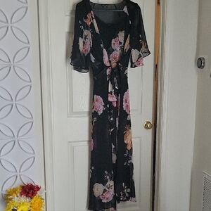 City Chic Floral Maxi Dress